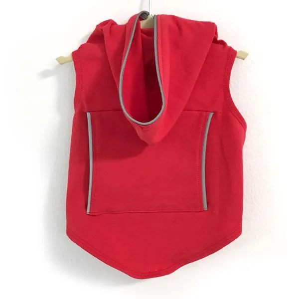 343 Daisy & Lucy Reflective Hoodie in Red
