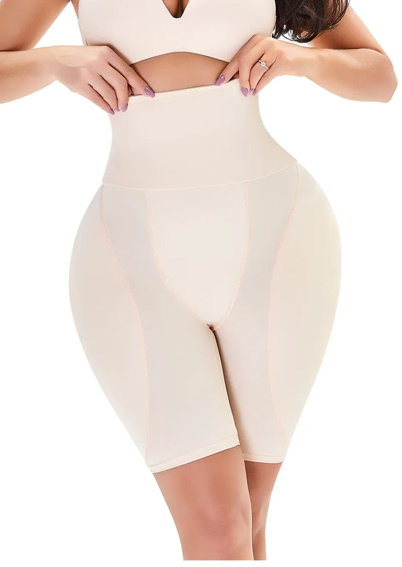 6XL Peach Shape Padded Tummy Control High Waist Slimming Shorts Plus Size Women
