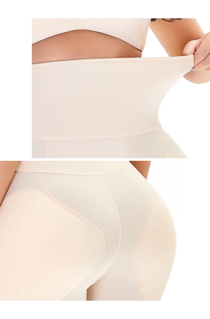 6XL Peach Shape Padded Tummy Control High Waist Slimming Shorts Plus Size Women
