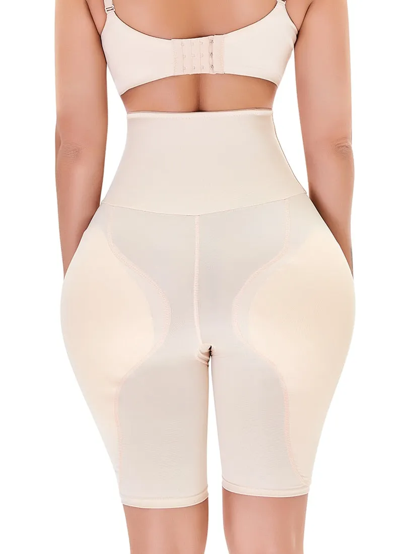 6XL Peach Shape Padded Tummy Control High Waist Slimming Shorts Plus Size Women