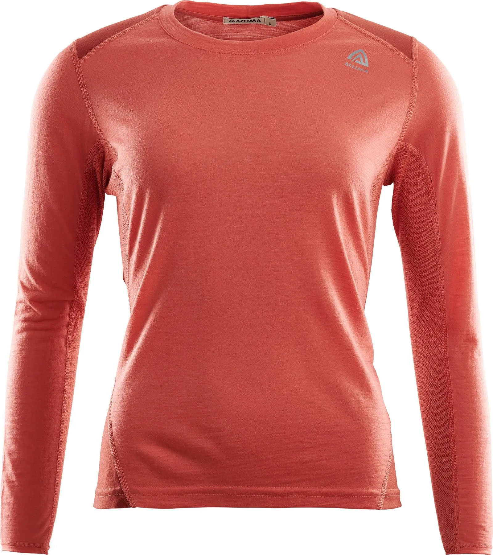 Aclima LightWool Sports Shirt Woman Burnt Sienna / Red Ochre | Buy Aclima LightWool Sports Shirt Woman Burnt Sienna / Red Ochre here | Outnorth