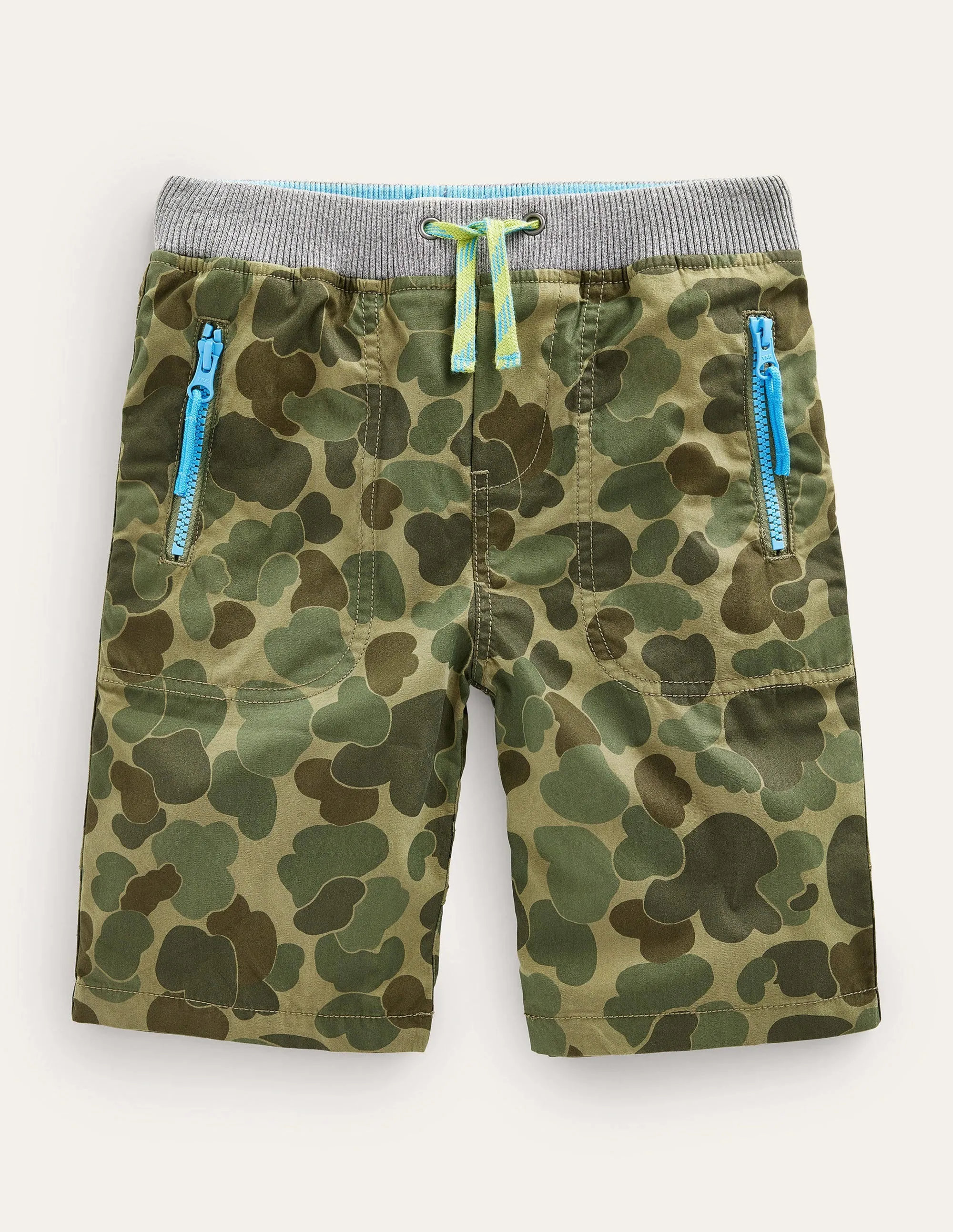 Adventure Shorts-Bubble Khaki Camo