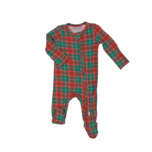 Angel Dear- Holiday Plaid Footie