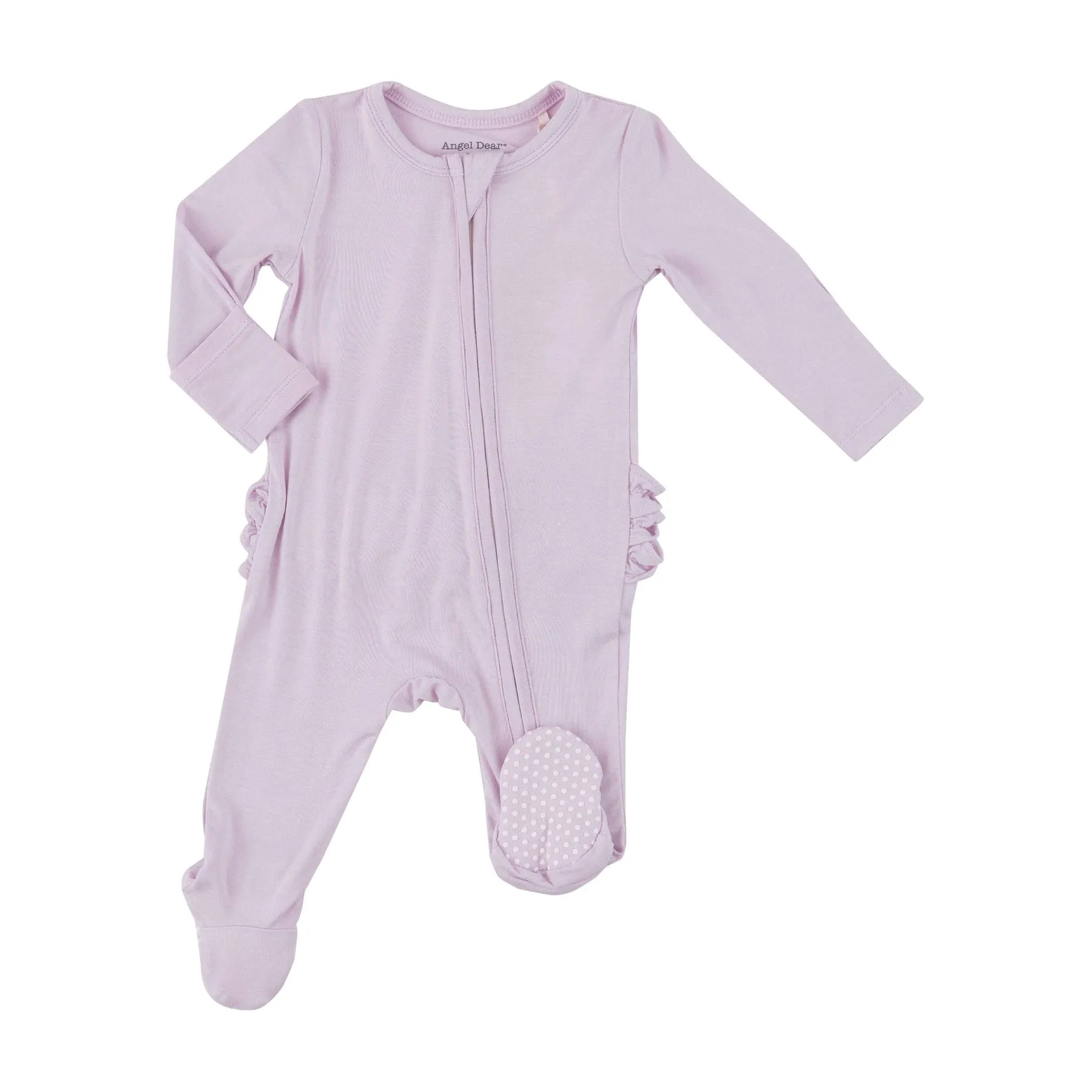 Angel Dear Orchid Hush 2 Way Ruffle Back Footie
