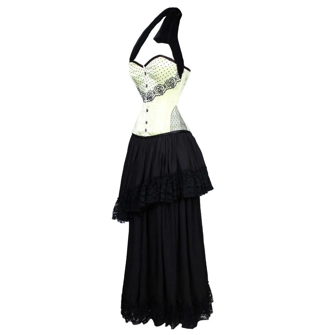 Babette Couture Authentic Steel Boned Overbust Corset Dress