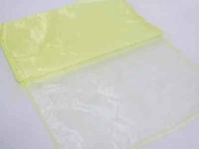 Baby Maize - 14 x 108 inch Organza Table Runners