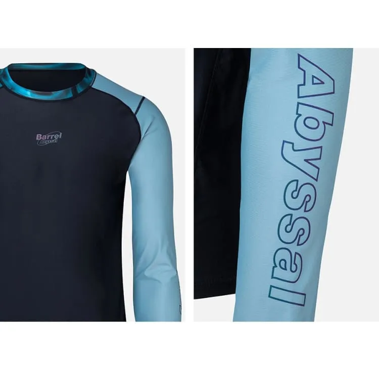 Barrel Mens Abyssal RelaxFit Rashguard-SMOKE