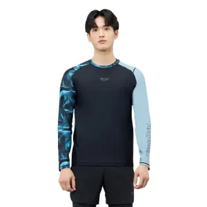 Barrel Mens Abyssal RelaxFit Rashguard-SMOKE