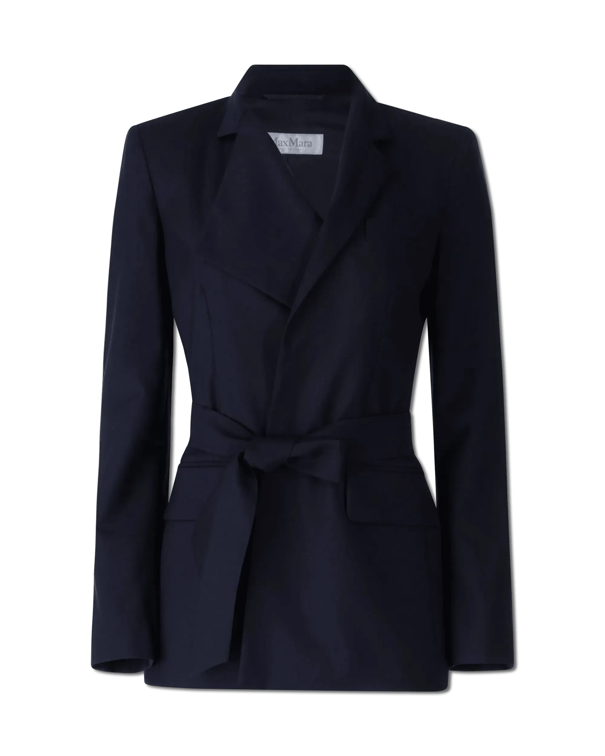Belluno Wool Belted Blazer