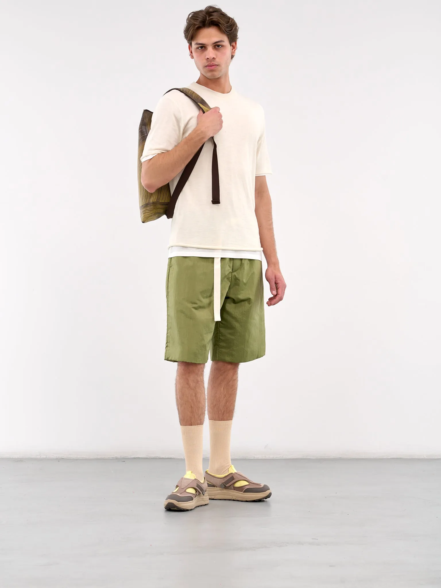 Belted Shorts (J47KA0271-J70003-332-GREEN)