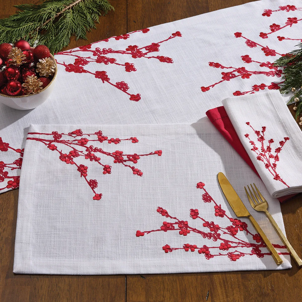 Berry Elegance Table Runner 54"L - Park Designs
