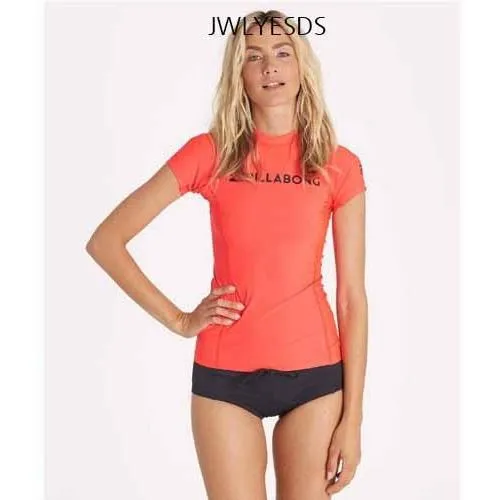 Billabong Surf Dayz Short Sleeve Rashguard RedHot JWLYESDS