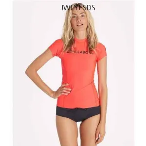Billabong Surf Dayz Short Sleeve Rashguard RedHot JWLYESDS