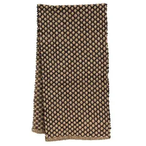 Black & Tan Cottage Weave Long Runner