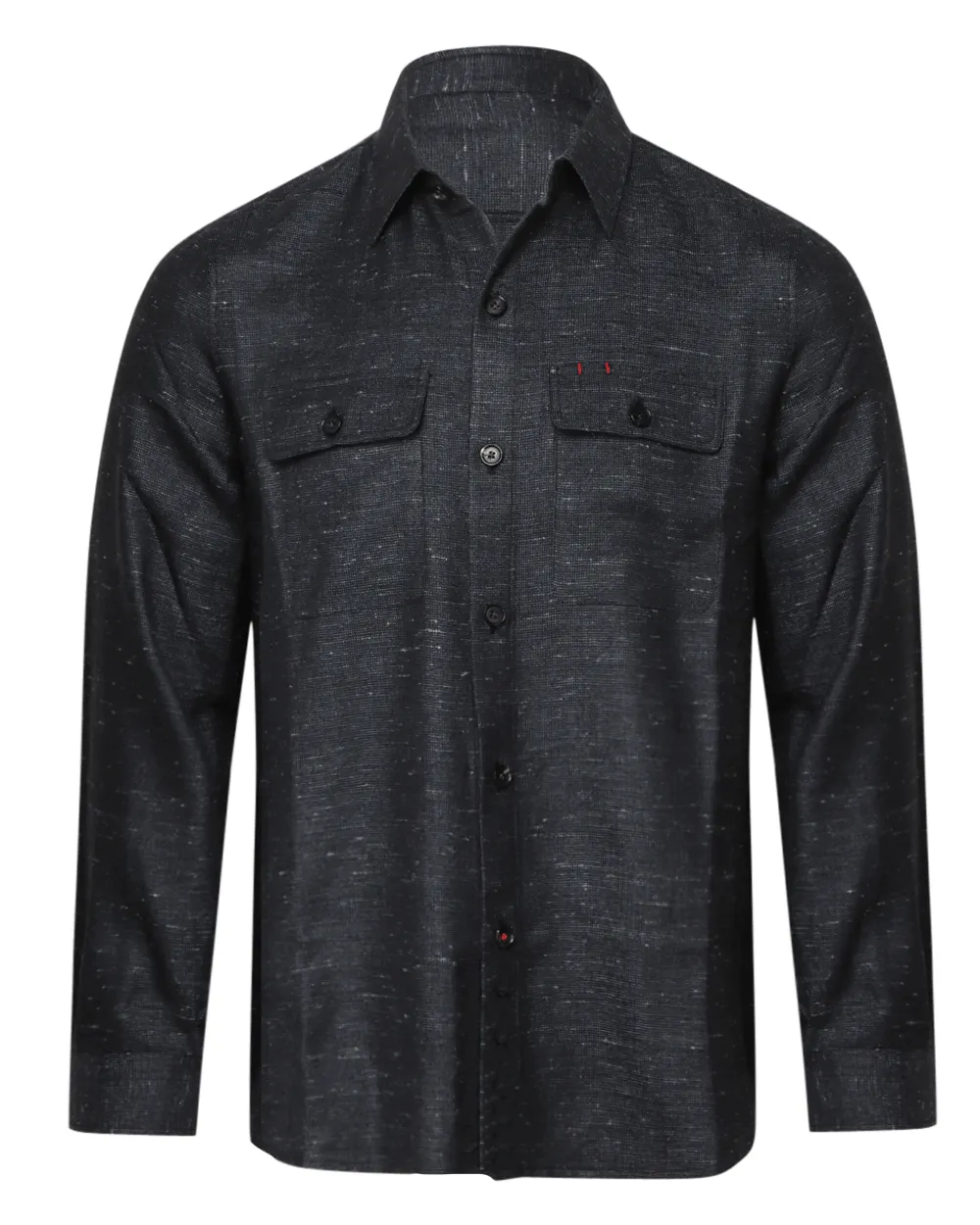 Black Donegal Overshirt