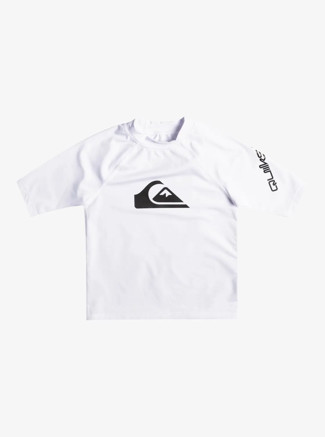 Boys 2-7 All Time Short Sleeve Upf 50 Rashguard - White