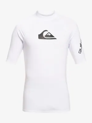 Boys 2-7 All Time Short Sleeve Upf 50 Rashguard - White