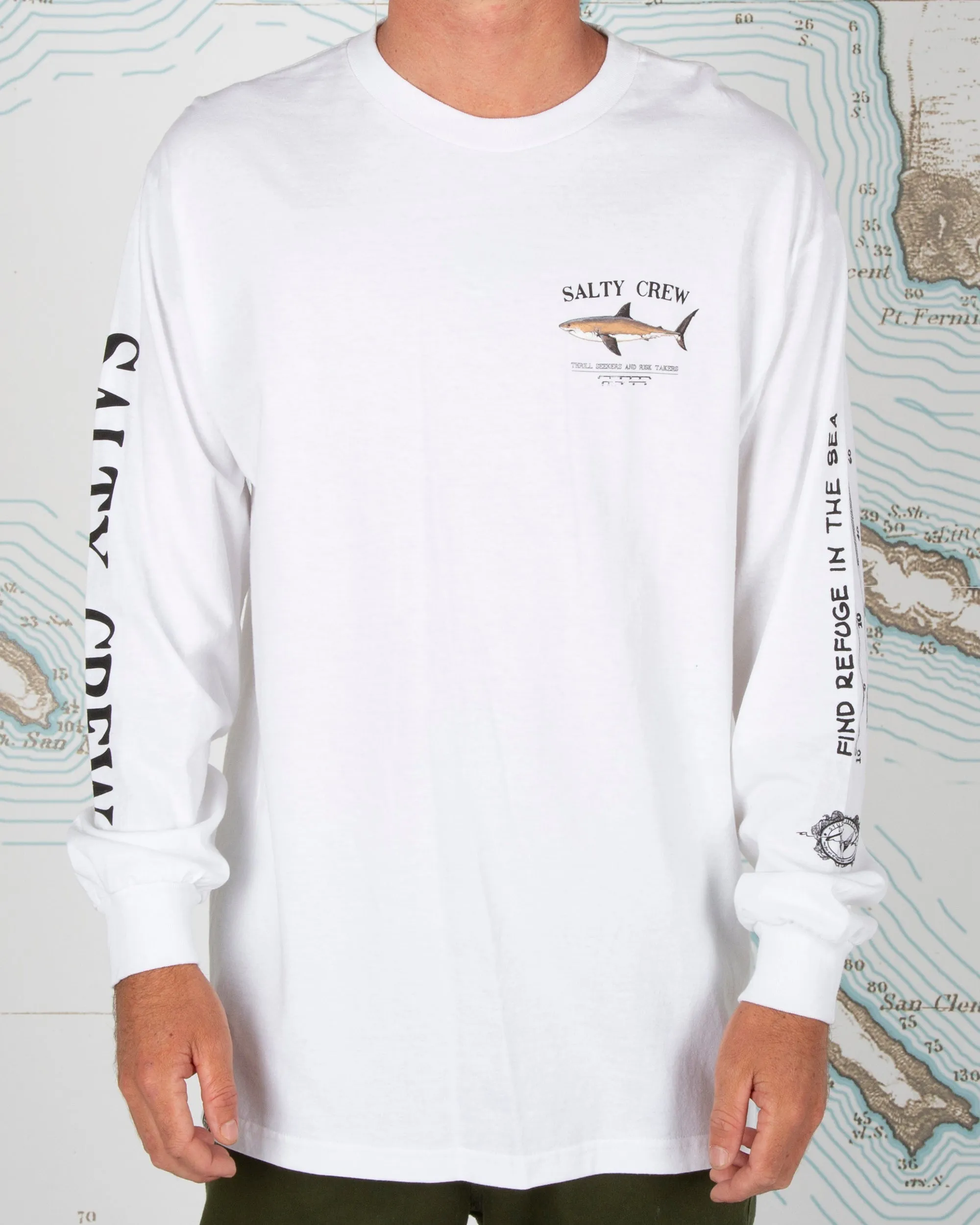 Bruce White L/S Rashguard