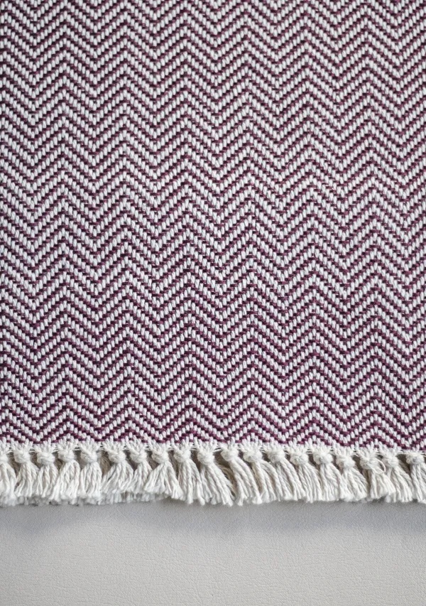 Burgundy Arrow Table Runner
