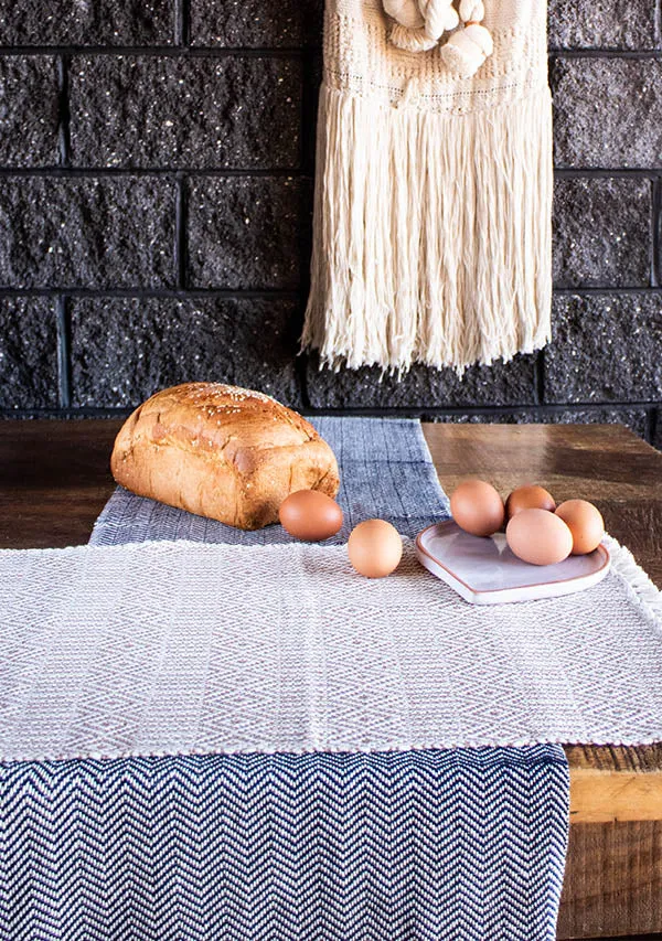 Burgundy Arrow Table Runner