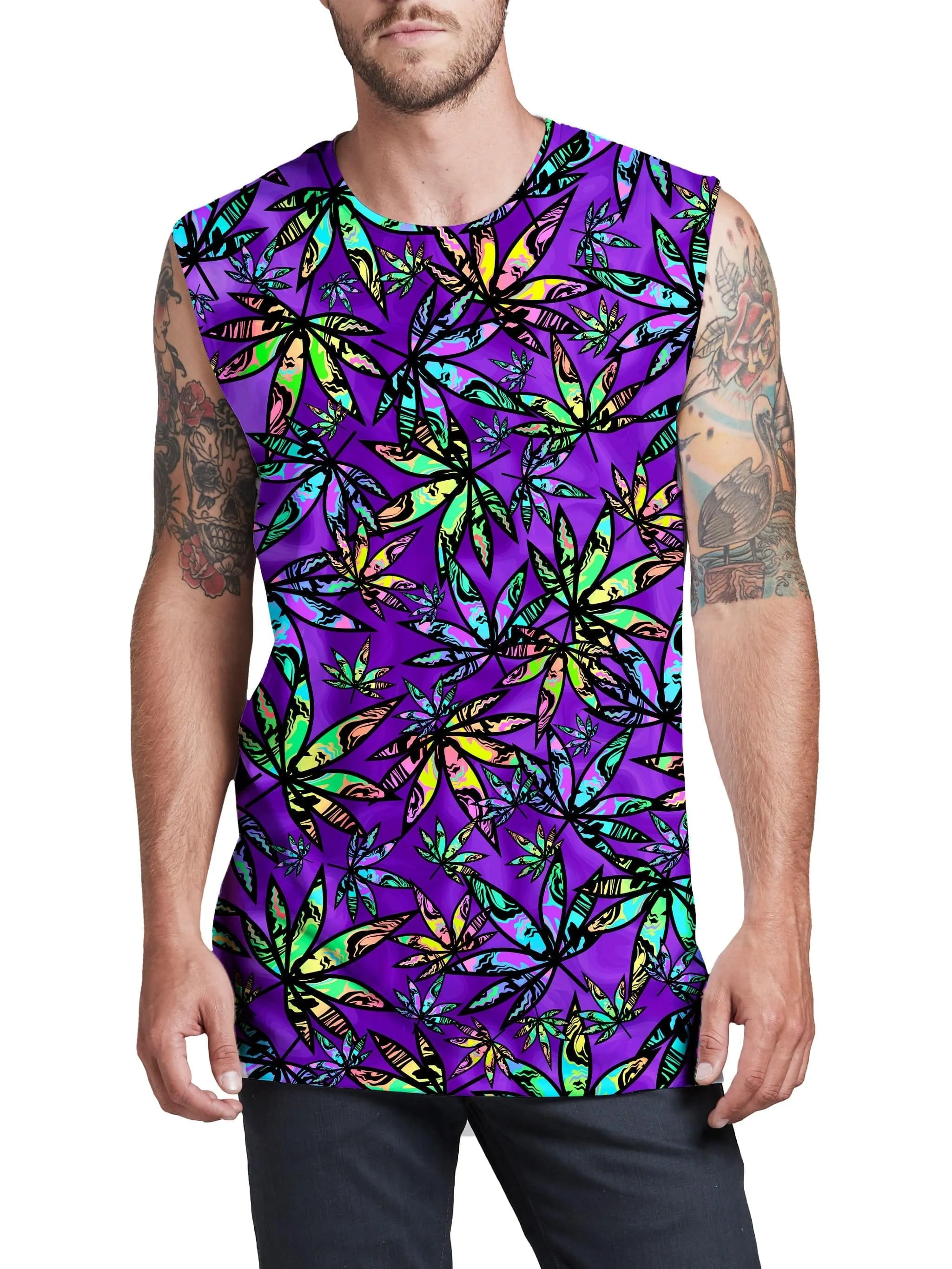 Cannabis Cascade Men's Muscle Tank