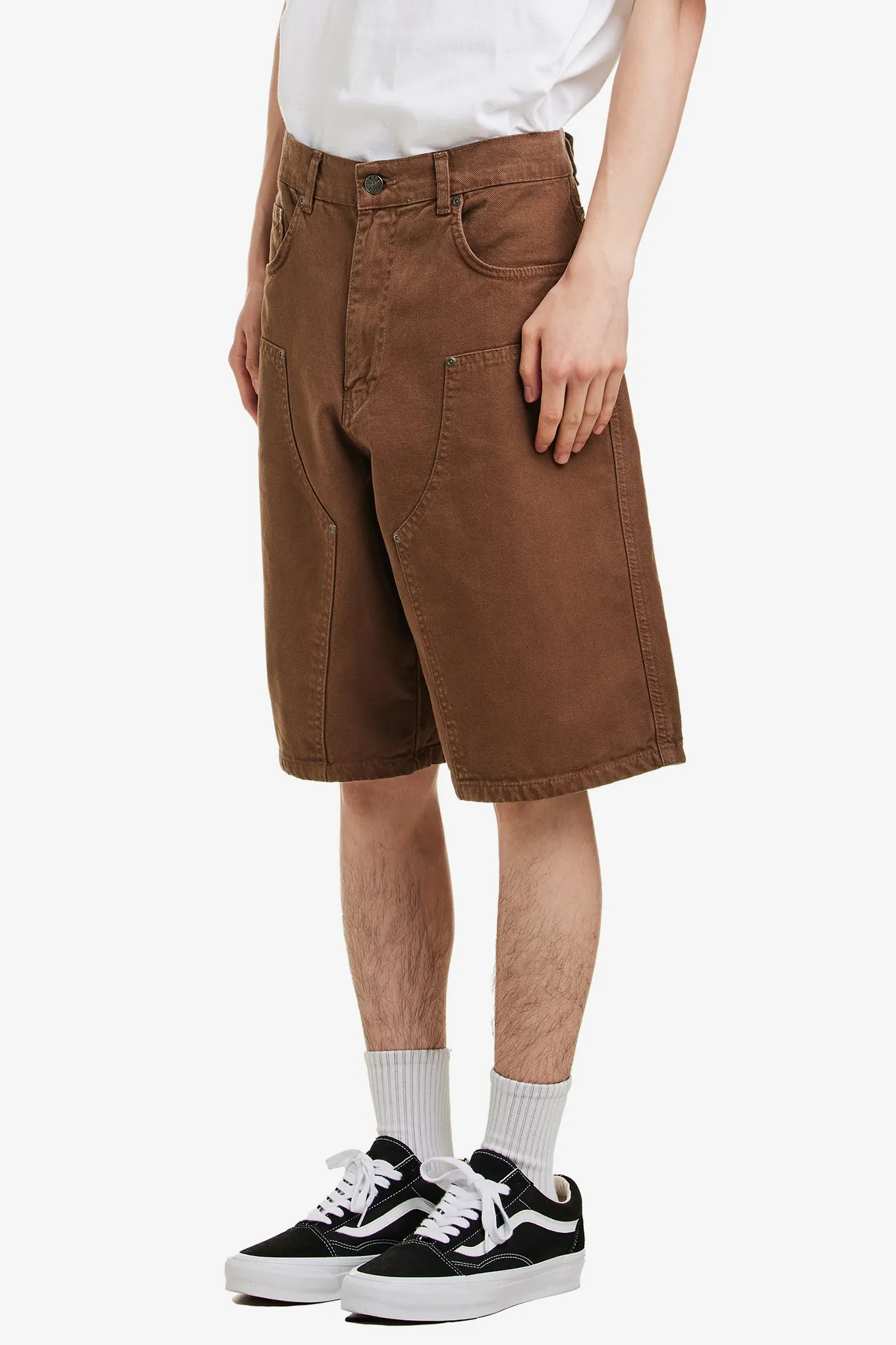 CANVAS DOUBLE KNEE SHORT