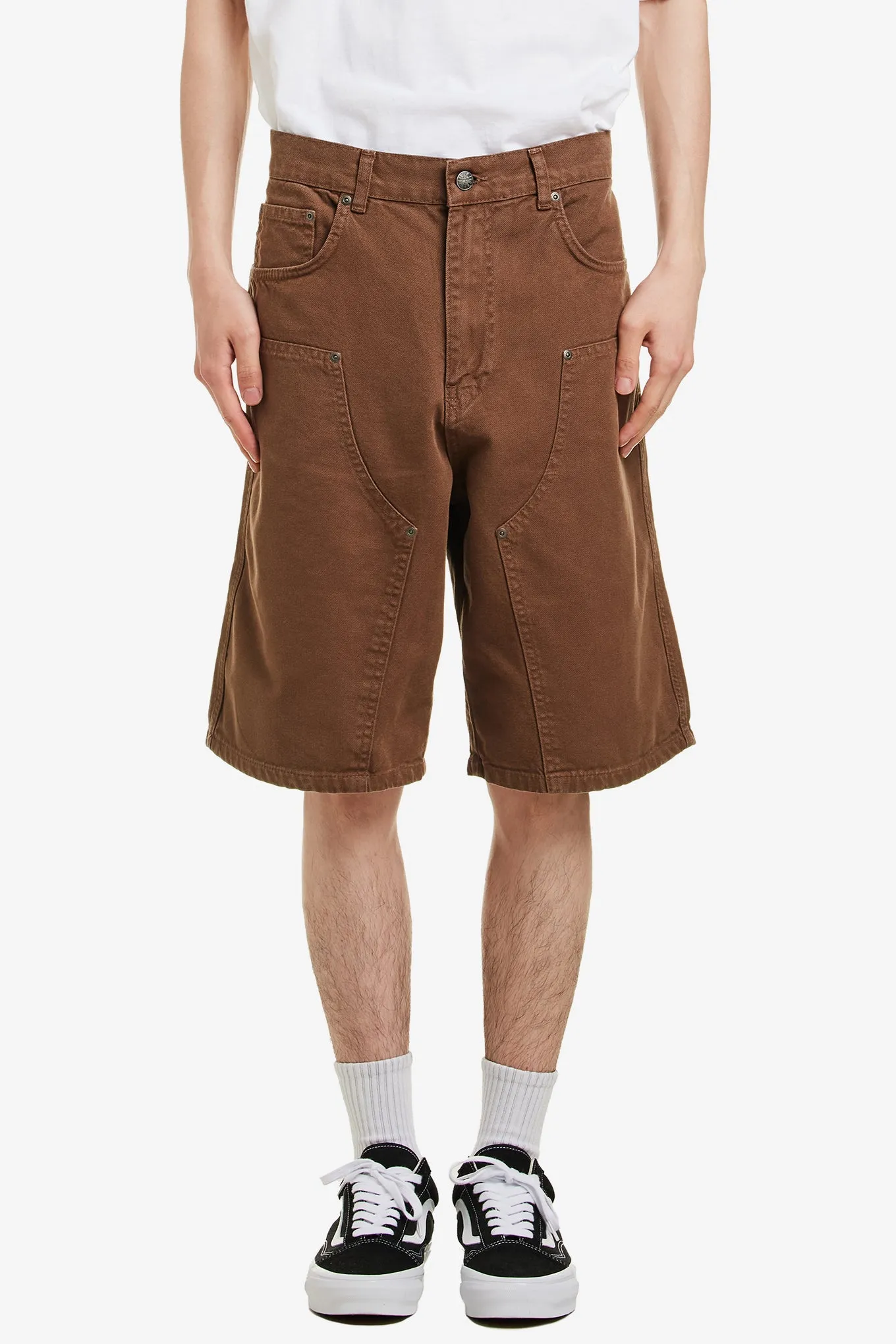 CANVAS DOUBLE KNEE SHORT