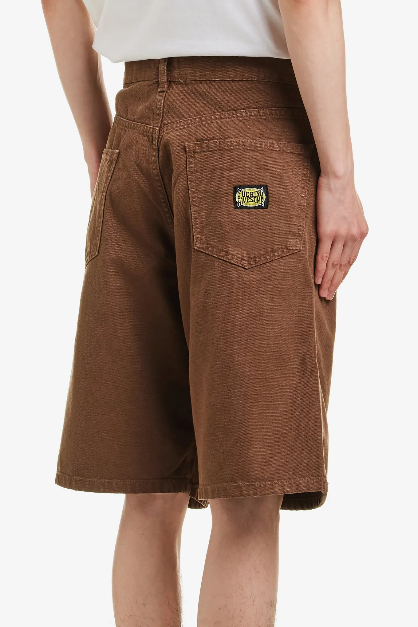 CANVAS DOUBLE KNEE SHORT