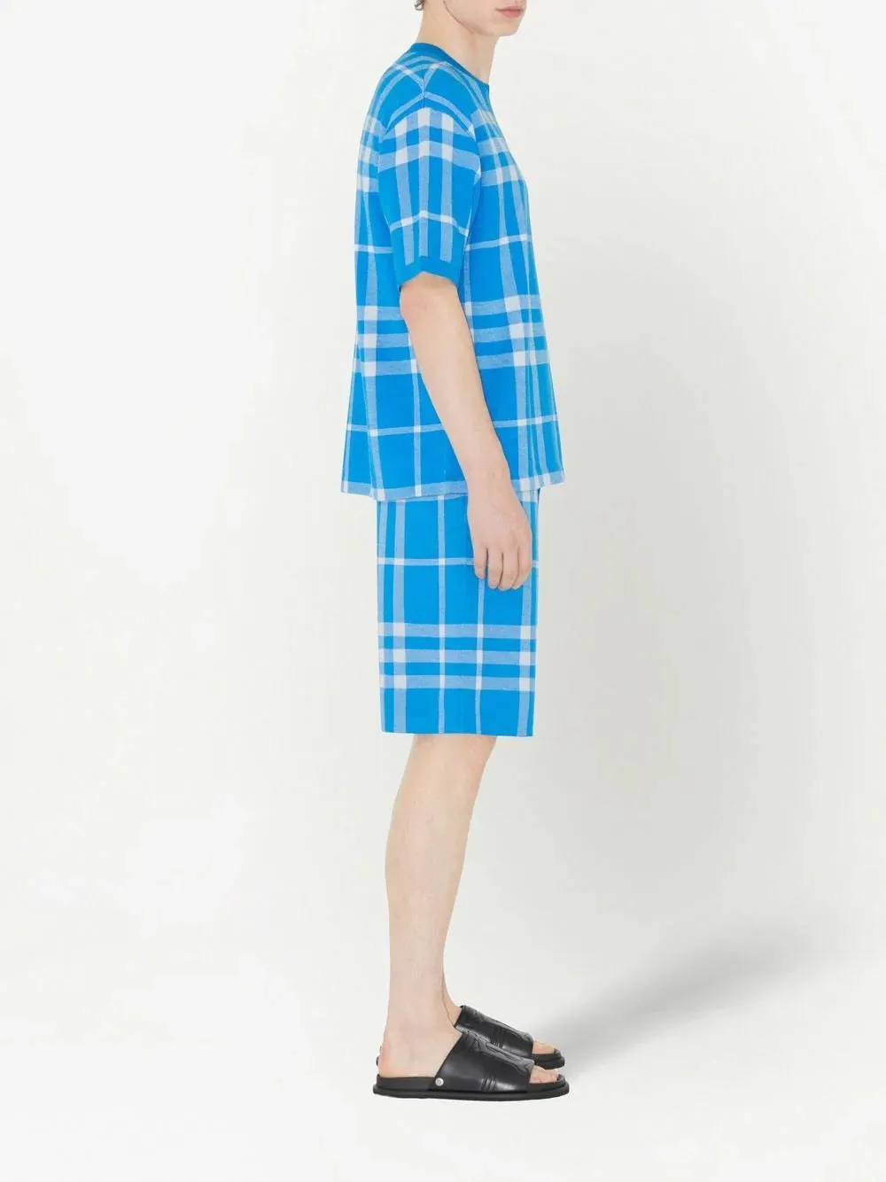 Check-Print Bermuda Shorts