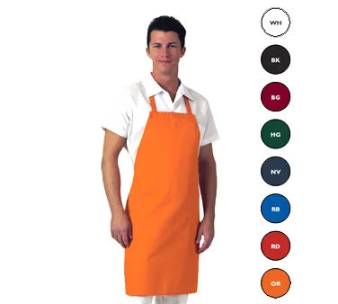 Chef Revival 601NP-WH White Bib Apron