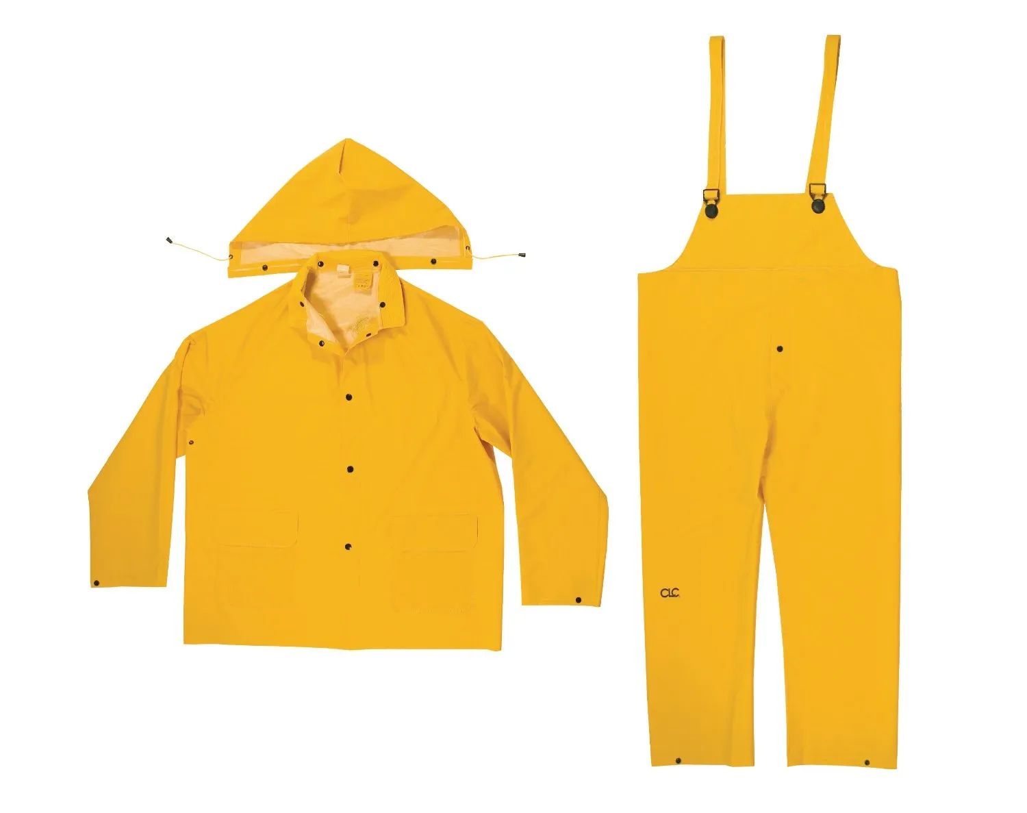 CLC R1012X 3 Piece Heavyweight PVC Rain Suit, Yellow, 2XL