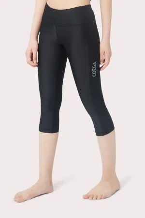 COEGA Girls Youth Swim Tights - 3/4 length