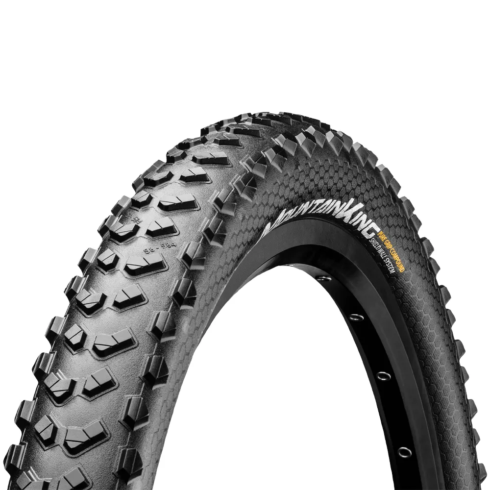 Continental Mountain King ShieldWall Mountain Bike Foldable Tyre - 26 x 2.30 - Black