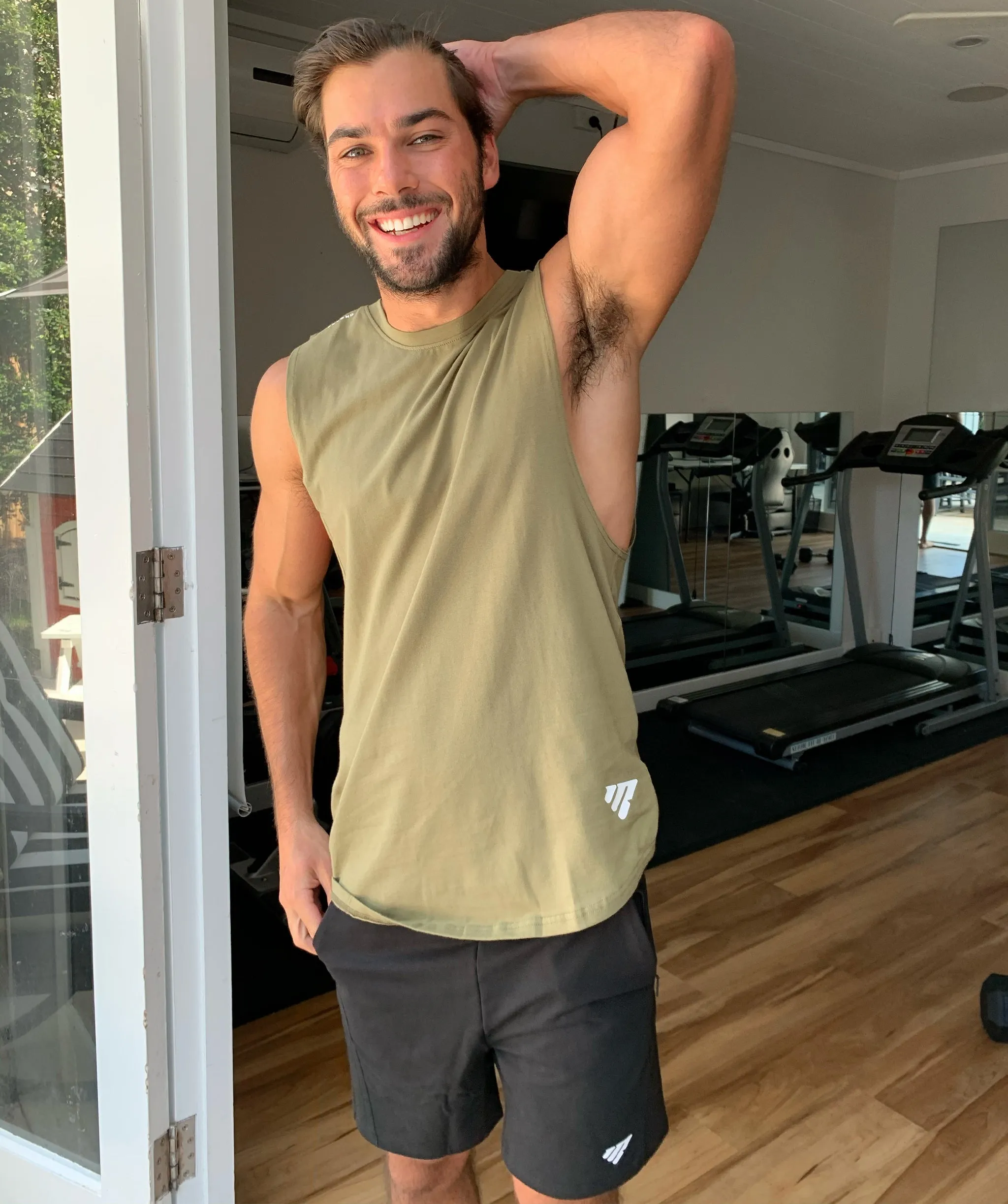 Core Muscle Tee Khaki