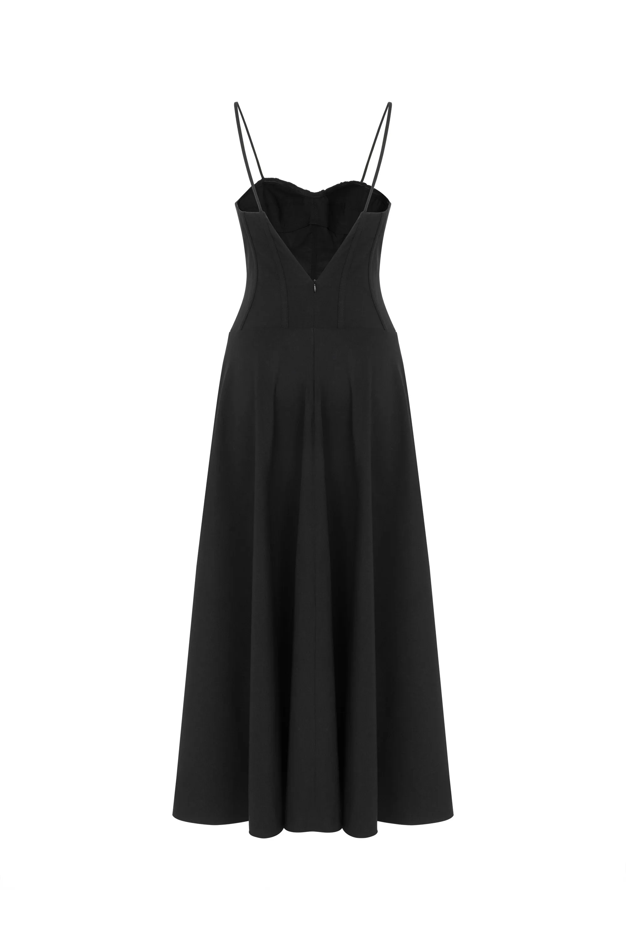 Corset Detailed Midi Dress (Final Sale)