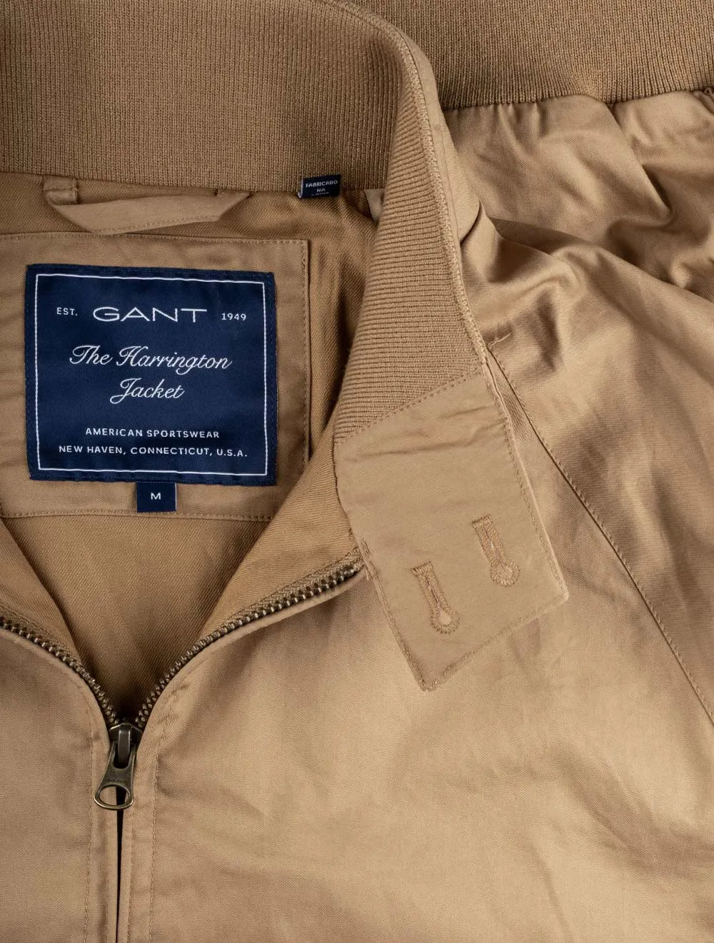 Cotton Harrington Jacket Cavalry Beige
