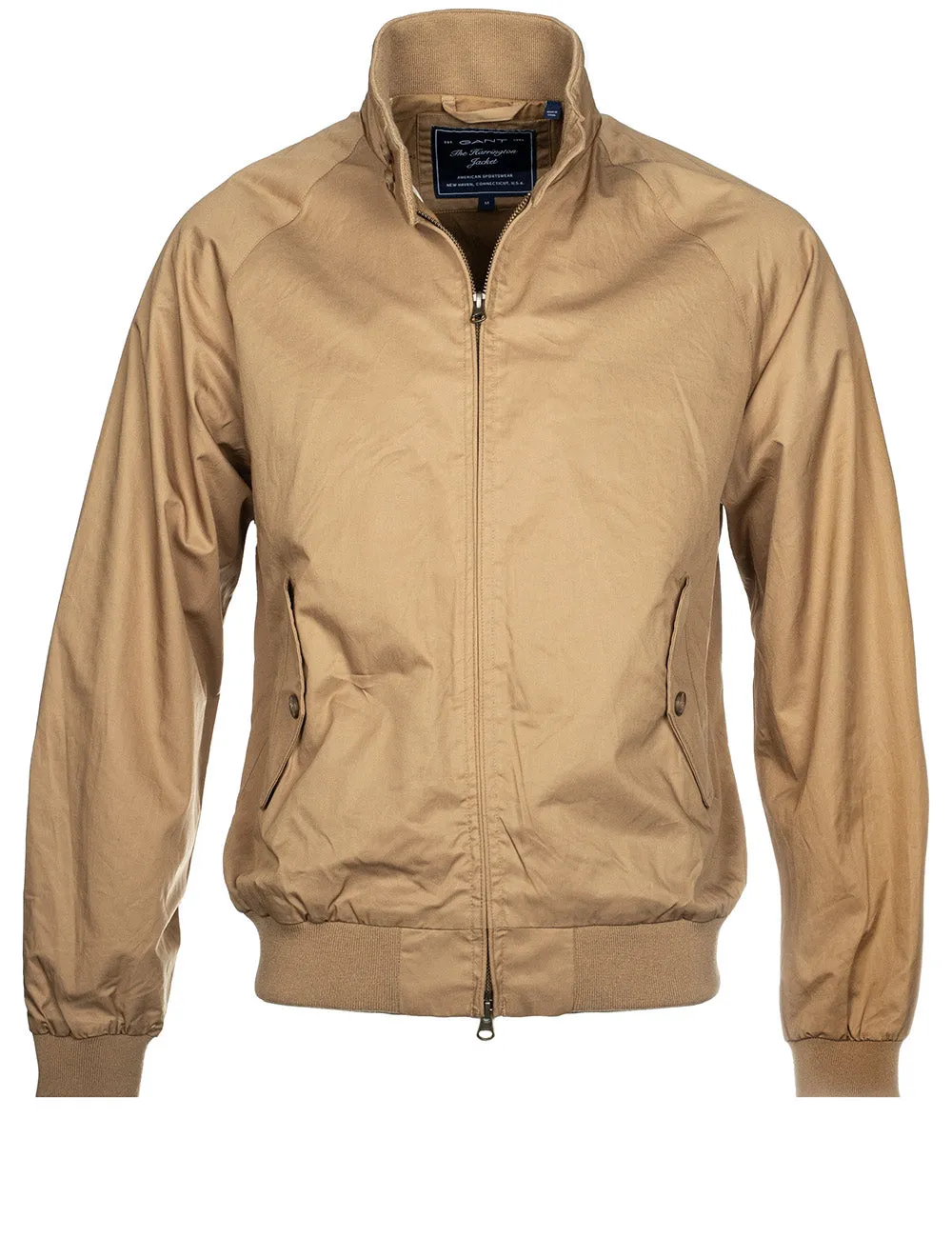 Cotton Harrington Jacket Cavalry Beige