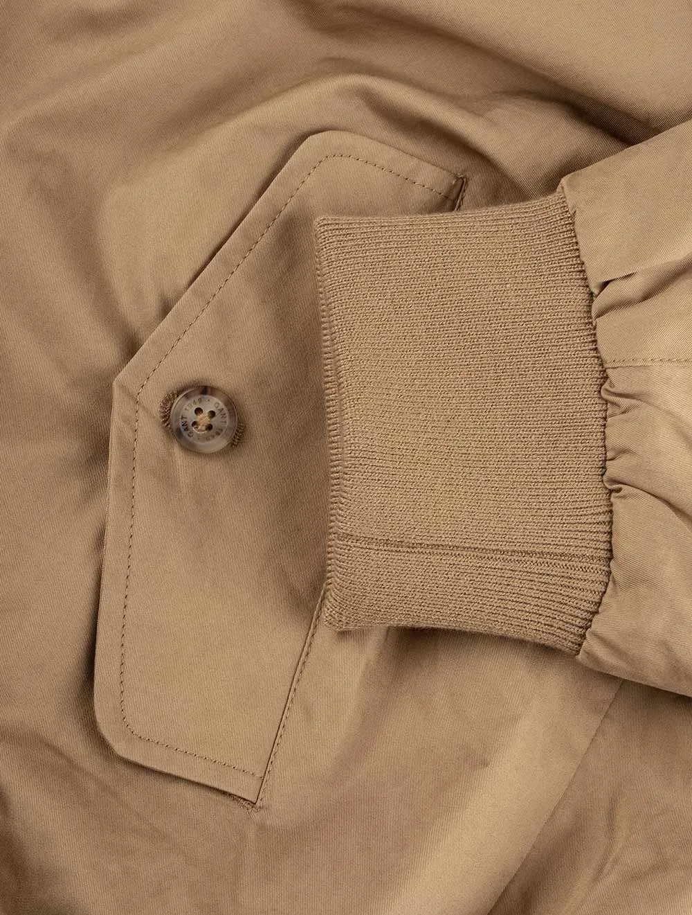 Cotton Harrington Jacket Cavalry Beige