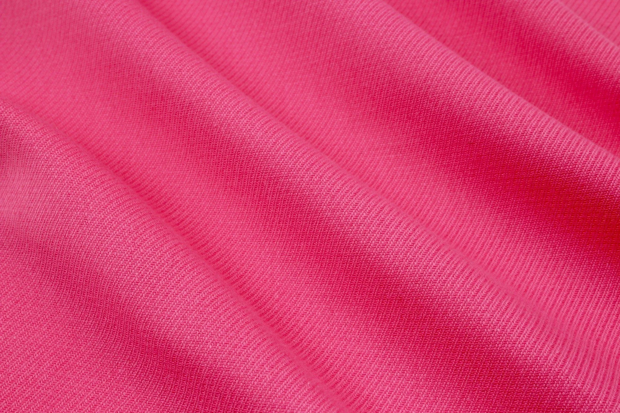 Cotton Viscose Double Twill - Fuchsia