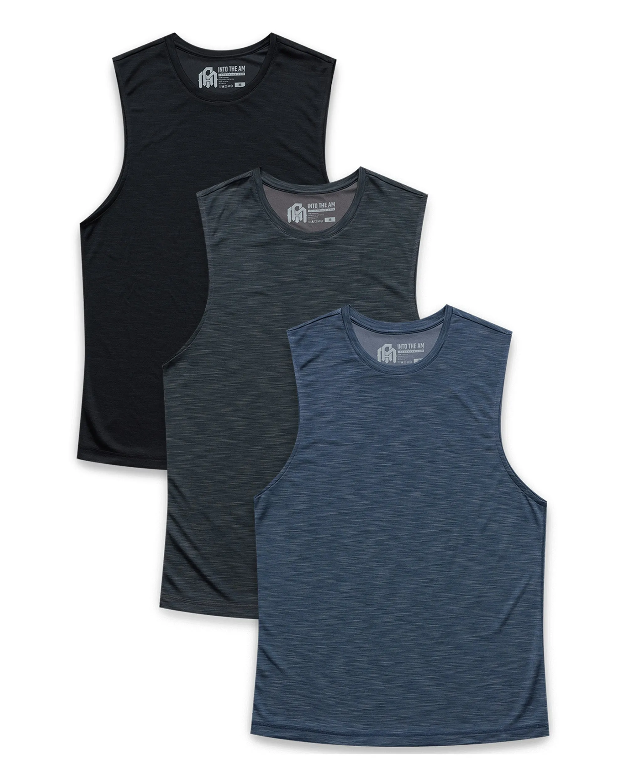 Custom 3 Pack Performance Muscle Tank - Non-Branded