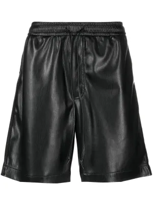 Doxxi Vegan Leather Bermuda Shorts