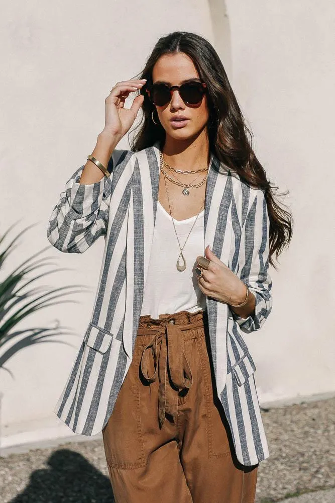 Elisa Striped Blazer