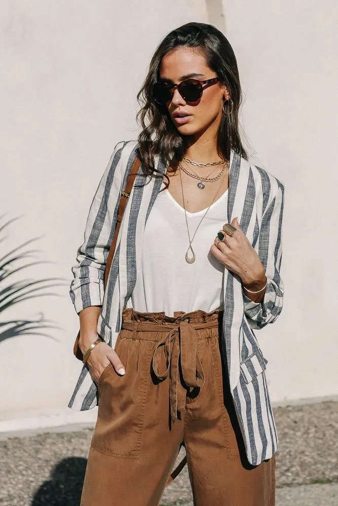 Elisa Striped Blazer
