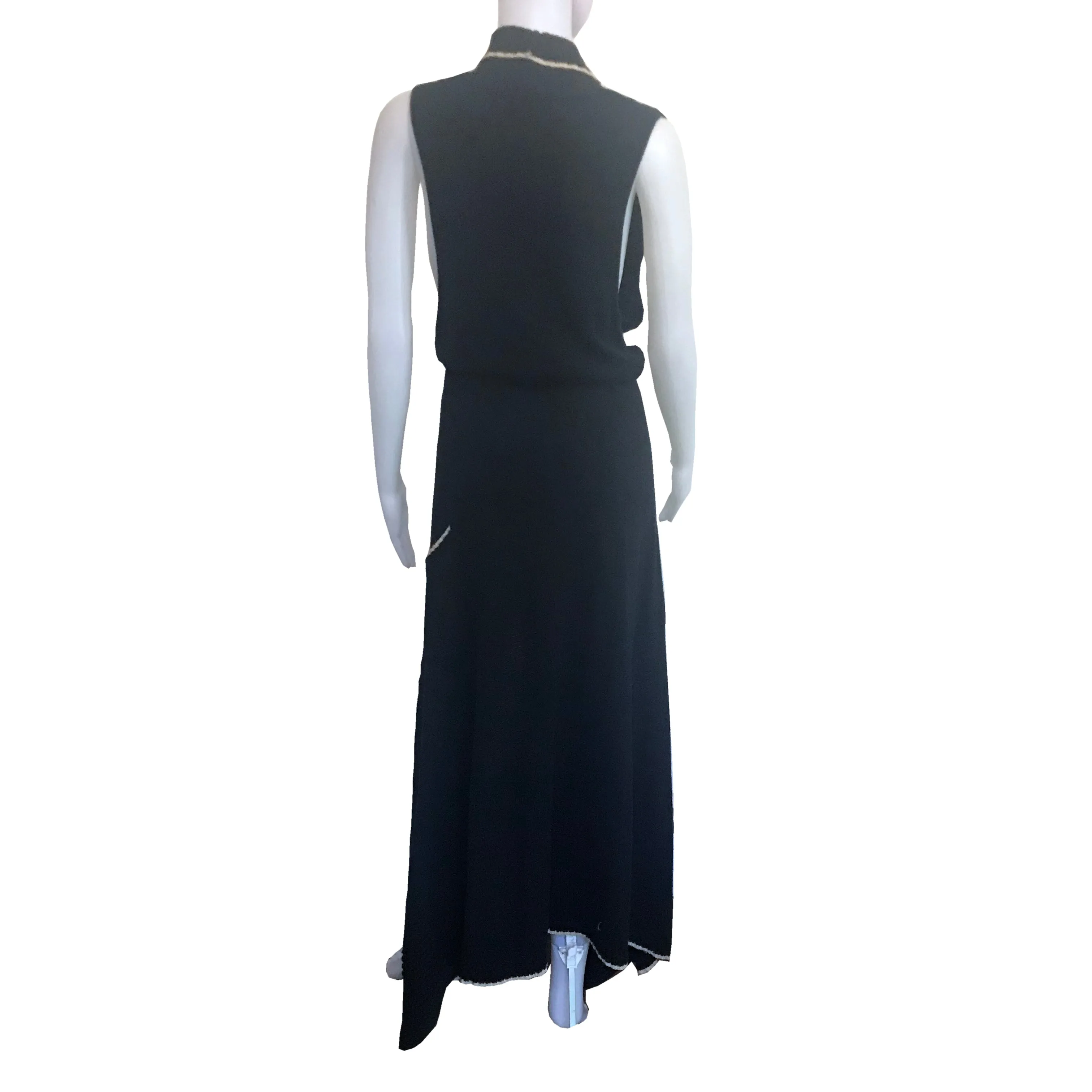 Emanuel Ungaro Long Sleeveless Sweater Duster