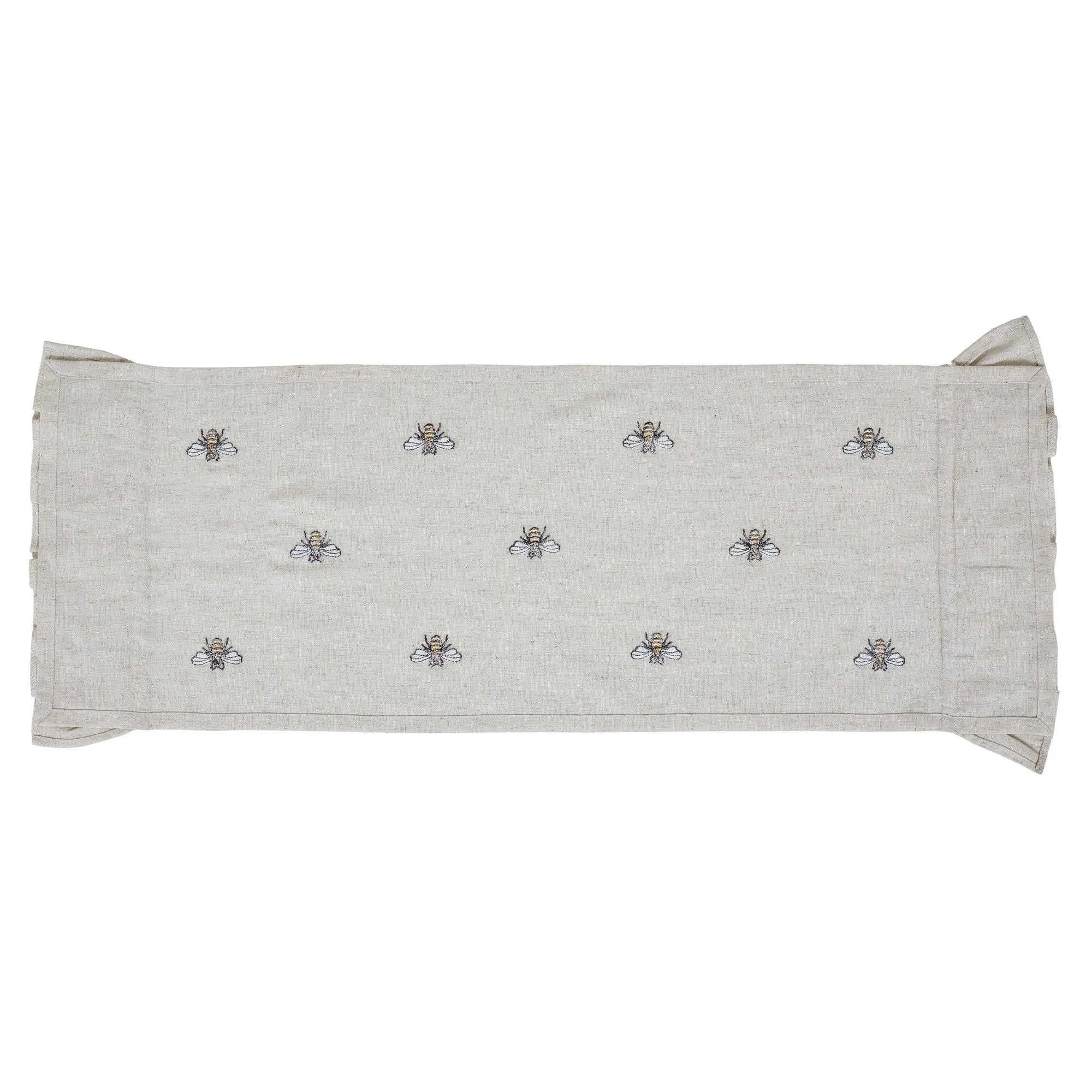 Embroidered Bee Table Runner 13x36 VHC Brands