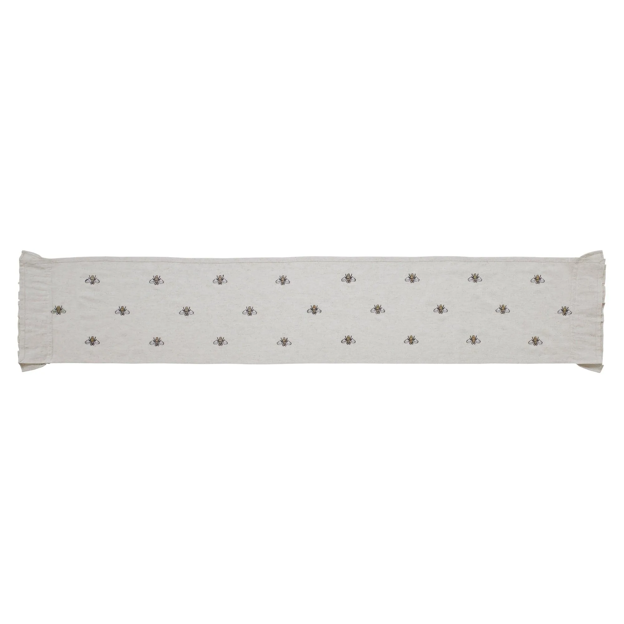 Embroidered Bee Table Runner 13x72 VHC Brands