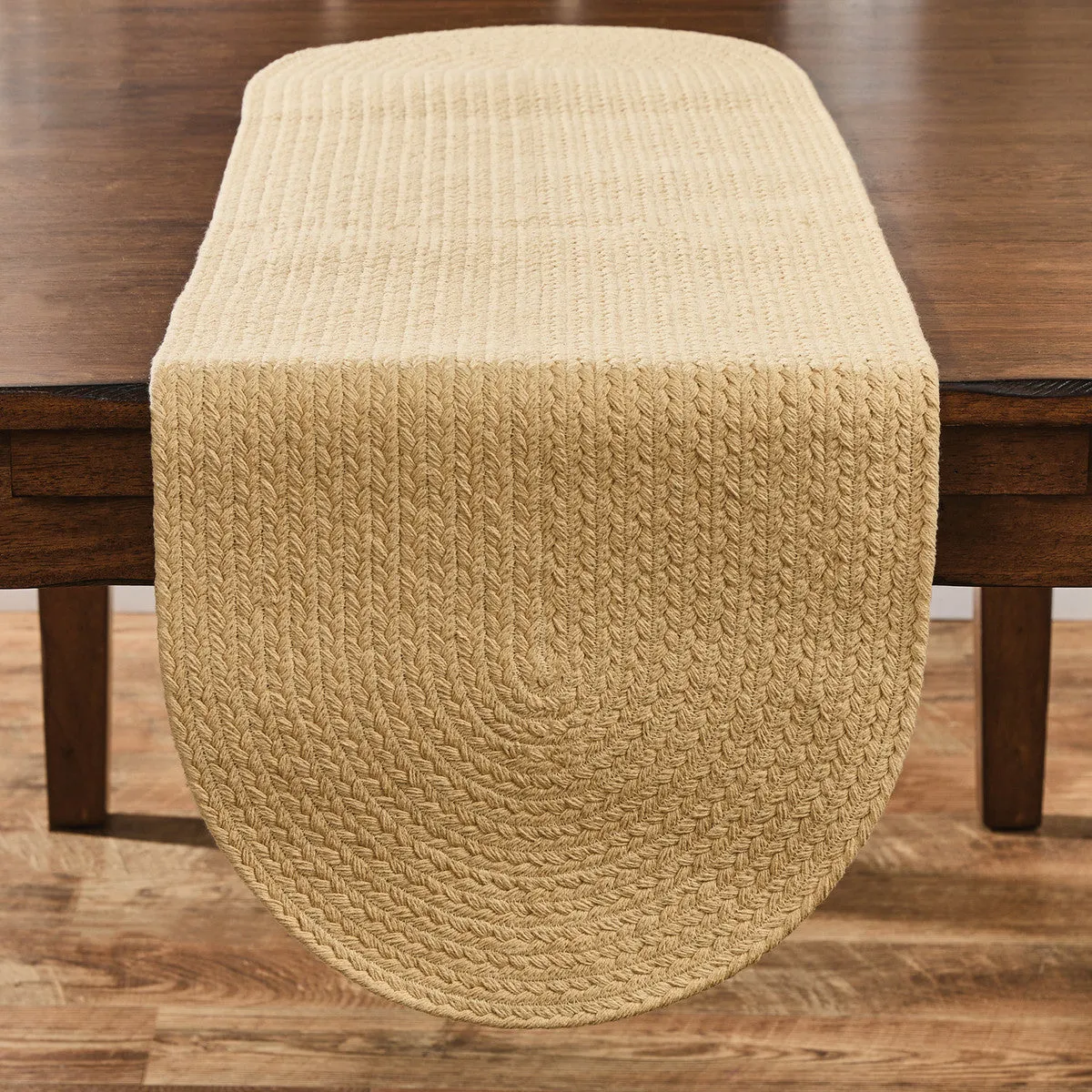 Essex Table Runner 54" L - Cornsilk Set of 2 Park Designs