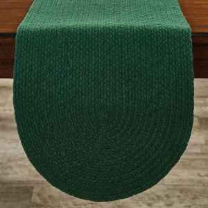 Essex Table Runner 54"L - Green Set of 2 Park Designs