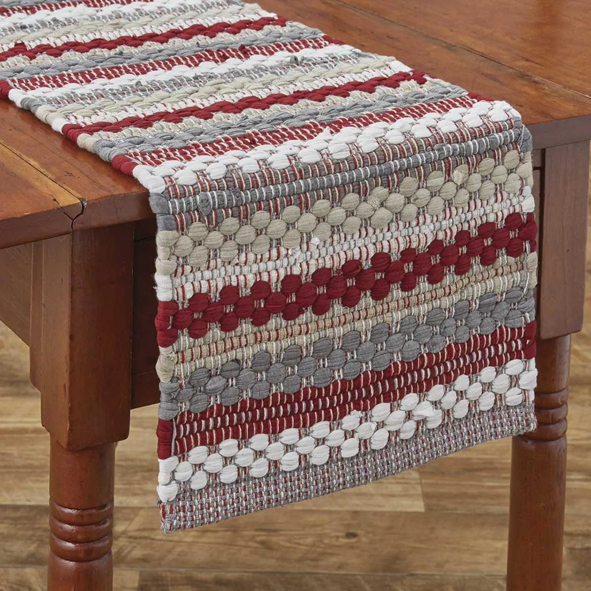 Farmhouse Holiday Table Runner - Chindi 13x36 Park Designs