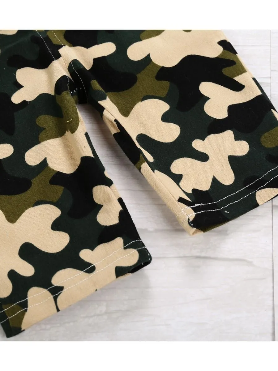 Fashion Baby Toddler Kids Camo Bid Pant